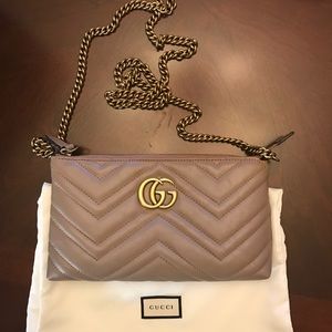 Gucci GG Marmont Mini Bag Crossbody Wallet
